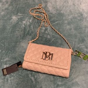 NWT! Badgley Mischka Quilted Handbag